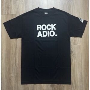 Vintage Y2K‎ ROCK ADIO Skater Bam Margera Black T Shirt Size S
